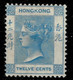 Hong Kong 1865 ☀12c / SG12 Blue ☀ MH OG - Ungebraucht