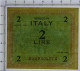 2 LIRE OCCUPAZIONE AMERICANA IN ITALIA MONOLINGUA BEP 1943 QFDS - 2. WK - Alliierte Besatzung