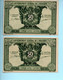 INDOCHINE   -  Lot De 2 Billets De   50  Cents   Nd(1942)   -- UNC -- - Indochina