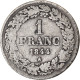 Monnaie, Belgique, Leopold I, Franc, 1844, Bruxelles, TB, Argent, KM:7.1 - 1 Franc