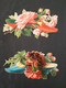 Chromo -decoupi, XIXème Chaussures Fleuries - Motif 'Pâques'
