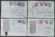 Yugoslavia 4 Travelled Postal Cards - Cartas & Documentos