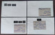 Yugoslavia 4 Travelled Postal Cards - Covers & Documents