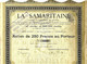 Titre Ancien - La Samaritaine - Société S - Titre De 1908  COTATION 50 EUROS REFERENCES ET HISTORIQUE - Other & Unclassified