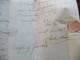 Delcampe - Frankreich 1808 Oder 1838 ?? Roter Ovaler Stempel Autriche P. Huningue Roter L2 Mant.... Faltbrief Mit Inhalt - Entry Postmarks