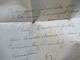 Delcampe - Frankreich 1808 Oder 1838 ?? Roter Ovaler Stempel Autriche P. Huningue Roter L2 Mant.... Faltbrief Mit Inhalt - Entry Postmarks