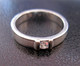 ITALIAN 18K (750) 3.8gr WHITE GOLD RING WITH VS1 0.2ct DIAMOND - FREE WORLD WIDE SHIPPING - Anillos