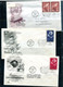 USA 1957  9 FDC Covers  Complete Year New York Office  12668 - Briefe U. Dokumente