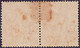 AUSTRALIA 1933 KGV ½d Orange Horz Pair SG124 FU - Used Stamps
