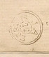 UK - LONDON   22-1-1823   Complete ENTIRE COVER To YORK  - Double Cyrcle - New Type #5 Cancel - ...-1840 Precursores