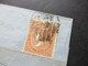 Spanien 1869 Michel Nr.90 EF Blauer Stempel PD Und K2 Espagne AMB Cette A Tar C Barcelona - Lyon - Covers & Documents
