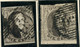 BELGIQUE - COB 6 - 2 EXEMPLAIRES PAPIER COTELE HORIZONTAL 1 MARGE + 4 TIMBRES DIVERS OBLITERES - Sonstige & Ohne Zuordnung