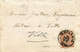 BELGIQUE - N°57 OBLITERE TAD TEMPLEUVE + BOITE RURALE BLEUE B SUR LETTRE AVEC CORRESPONDANCE D'OBIGNIES, 1894 - 1869-1883 Léopold II
