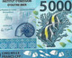 IEOM : Nlle CALEDONIE, TAHITI ,WALLIS  Nouveaux : Billet De 5000 Francs - Frans Pacific Gebieden (1992-...)