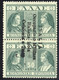 1941- Soprastampa A Mano Con Varietà Di Soprastampa Verticale Su Coppia Verticale MNH** (2 Immagini) Signed Raybaudi + - Cefalonia & Itaca