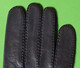 Delcampe - Ancienne Paire GANTS En CUIR Souple Noir - Talle 8 1/4 - Très Bon état Jamais Utilisé - Environ  L24x11 Cm - Vers 1960 - Autres & Non Classés