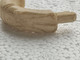 Delcampe - ANCIEN POMMEAU En OS TETE DE CHIEN Sculpté, DE CANNE OMBRELLE PARAPLUIE EPOQUE FIN 19ème SIECLE  Long 5 Cm Env - Ombrelles, Parapluies