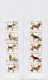 4 Carnets 2001 De 5 Timbres YT C 277 / C 280 Chiens De Race Berger Beagle Terrier/ Booklet Michel MH 94/97 (295/298) - Oblitérés