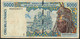 W.A.S. P913Se 5000 FRANCS (20)00 2000  Signature 30  VF NO P.h. - West-Afrikaanse Staten