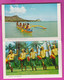 273588 / United States Postcards 12 Photos Hawaii The 50th State USA Etats-Unis 1970 Postage Due , 10+10 C. To Bulgaria - Otros & Sin Clasificación