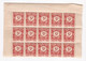 Réunion 1947 Timbre Taxe , 1 Bloc 5 Francs Neufs – 15 Timbres - Strafport