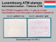 Luxemburg Luxembourg Timbres ATM 2 D Kleines Postes Rotlila / Gelblicher Gummi Satz S3 16/20/22 ** Frama Automatenmarken - Vignettes D'affranchissement