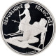Delcampe - Monnaie, France, Albertville 92, Bobsleigh, 100 Francs, 1990, Paris, Proof, FDC - Essais, Piéforts, épreuves & Flans Brunis