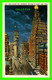 NEW YORK CITY, NY - TIMES SQUARE AND PARAMOUNT BUILDING AT NIGHT - ACACIA CARD COMPANY - - Time Square