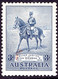 AUSTRALIA 1935 3d Blue Silver Jubilee SG157 MH - Usados