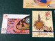 MACAU LOT OF 6 UNUSUAL STAMPS, KITES, SNAKE CALIGRAPHY, COMPASS CART. - Collections, Lots & Series