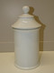 * ANCIEN POT Style PHARMACIE PORCELAINE BLANCHE De LIMOGES Ext. : RUSCUS DECO E - Limoges (FRA)