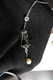 Pendentif Style Art Nouveau En Argent Onyx Rubis Perle D'eau Douce Et Marcassites - Sans Chaîne - Pendentifs