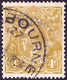 AUSTRALIA 1933 KGV 4d Yellow-Olive SG129 FU - Oblitérés