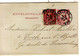 1802PR/ Entier Enveloppe-Lettre N°1 + TP 46 Tarif Préférentiel Obl. Bruxelles 1890 > Gd Duché Esch Via Luxembourg Ville - Enveloppes-lettres