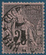 FRANCE Colonies COCHINCHINE N°4 5c Sur 25c Oblitéré Du Rare Bureau De VINH-LONG TTB Signé CALVES - Used Stamps