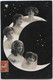 Fantaisie -  Portraits De Femmes Sur Un Croissant De Lune - Photo Reutlinger - Suréaliste - Montage - Other & Unclassified