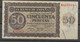 ESPAÑA. EDIFIL 420a  50 PTAS 21 NOVIEMBRE 1936 SERIE B CONSERVACIÓN MBC+ - 50 Pesetas