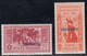 1932 2 Valori Sass. 22-25 MH* Cv 112 - Egée (Scarpanto)