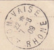 Delcampe - 1909 - Carte Postale De Bombay Mumbai, Inde, GB Vers Lyon Vaise, Puis Jausiers, France - 1902-11 King Edward VII