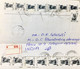 Delcampe - EGYPT 2004, HOREMHEB  PRINT VERIETY, BIRD,SAMEERA MOUSSA ,24 STAMPS REGISTER COVER TO INDIA - Covers & Documents