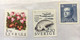 SWEDEN 1995, 3 STAMPS ALL WITHOUT CANCELLATION ,AIRMAIL COVER TO INDIA ,TULIP FLOWER ,SEAL ANIMAL ,KING - Briefe U. Dokumente