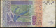 W.A.S. BENIN P218Bl 10000 Or 10.000 FRANCS (20)12 2012 Signature 39  F-aVF - Bénin