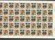 1976  Canadian Authors (Service, Guèvremont) Sc 695-6   Full Sheet Of 50 MNH - Hojas Completas
