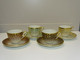 Delcampe - * 4 TASSES & SOUCOUPES PORCELAINE FINE BAVARIA ESCHENBACH GERMANY 4 COULEURS  E - Eschenbach (DEU)