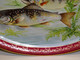 Delcampe - *JOLI ANCIEN PLAT FORME OVALE LIMOGES à Décor De TRUITES Bordure Dorée Table   E - Limoges (FRA)