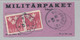 Sweden 1942, Facit # MPE V1. Parcel Post Label, GÖTEBORG 15, 16.9.43. See Description. - Militaires