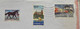 DENMARK 2001, HORSE RAILWAY,SHIP ,BUILDING,ARCHITECTURE 3 STAMPS COVER TO INDIA - Brieven En Documenten