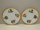 * 2 PETITES ASSIETTES PORCELAINE CHASTAGNER LIMOGES Déco D'enfants Chiens 1930  E - Limoges (FRA)