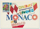 MONACO - 2 Cartes Maximum -  Concours International De Bouquets 1975 - Monaco-A - 12/11/1974 - Maximum Cards