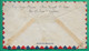 YT N°302 + N°7 POSTE AERIENNE LETTRE PAR AVION ST PIERRE ET MIQUELON POUR BUREAU CENTRAL NAVAL PARIS 1945 COVER FRANCE - Usati